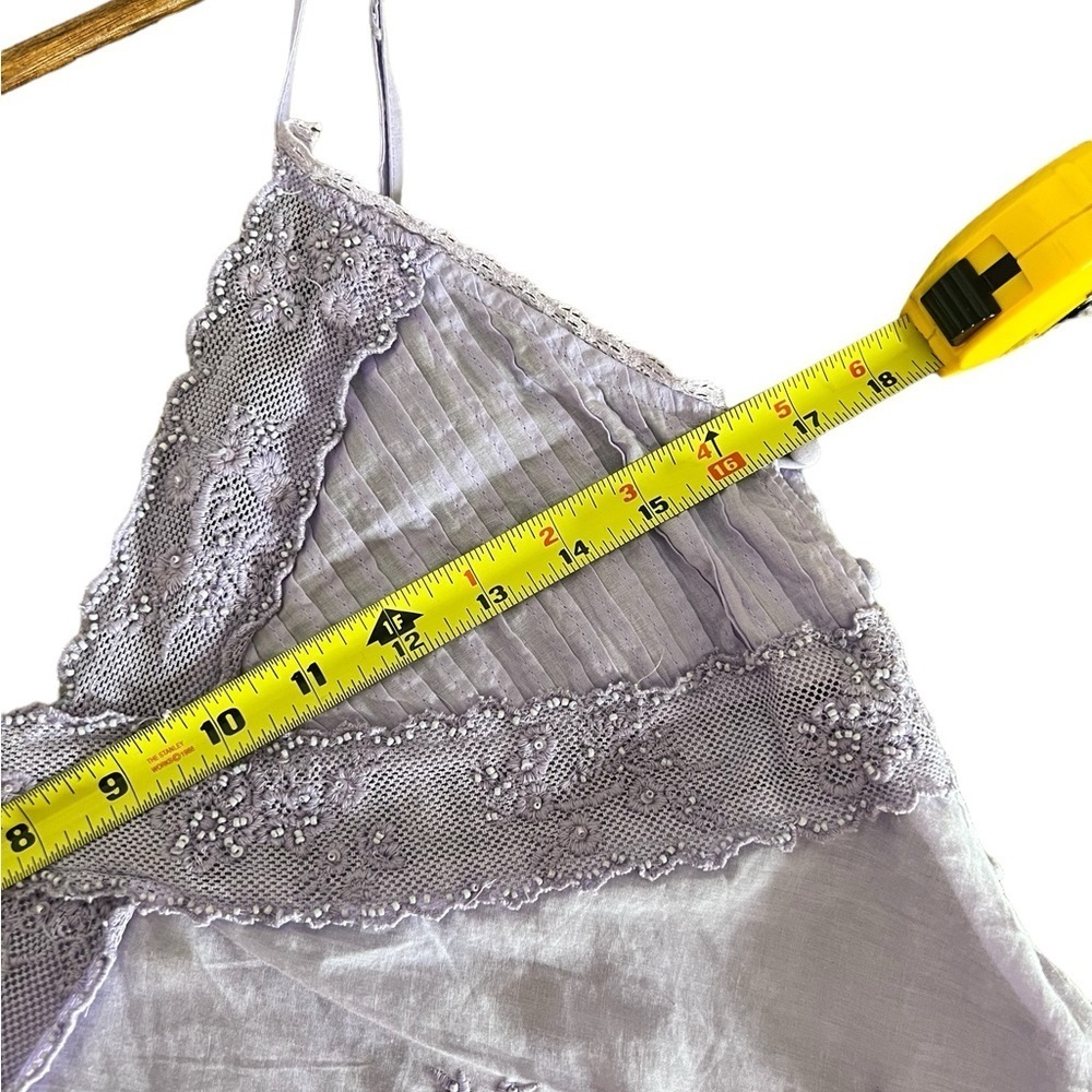 NWOT Free People Intimately Going Steady Lilac Beaded Slip Dress - Picture 10 of 14